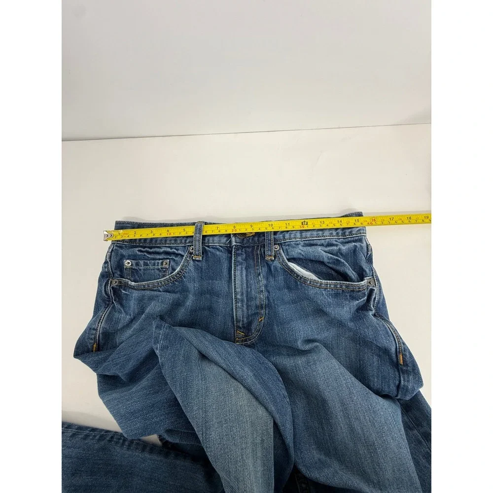 Banana Republic Relaxed Fit Mens Medium Wash Blue‎ Denim Straight Leg Sz 30x30